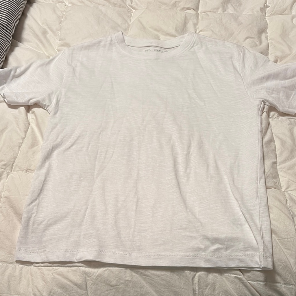 Zara Kids Basic White Tee